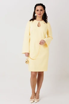 Платье 1304 желтый MisLana
