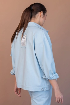 Куртка 210 голубой MisLana