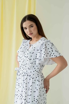 Платье 660 белый MisLana