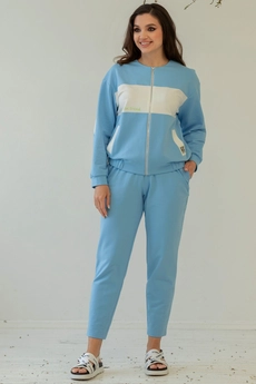 Спортивный костюм 803 голубой MisLana