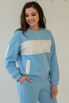 Спортивный костюм 803 голубой MisLana