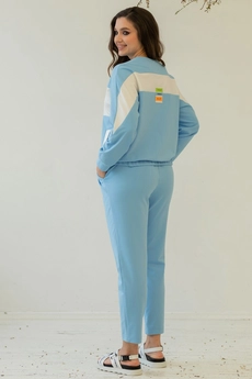 Спортивный костюм 803 голубой MisLana