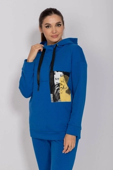 Джемпер 816 синий MisLana
