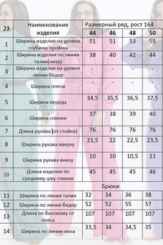 Костюм брючный 923 фуксия MisLana