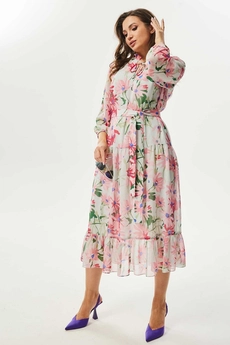 Платье 951 розовый MisLana