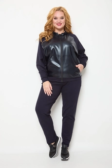 Спортивный костюм 1194 чернильный Michel Chic