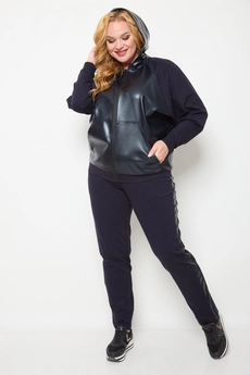 Спортивный костюм 1194 чернильный Michel Chic
