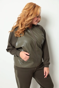 Спортивный костюм 1194 хаки Michel Chic
