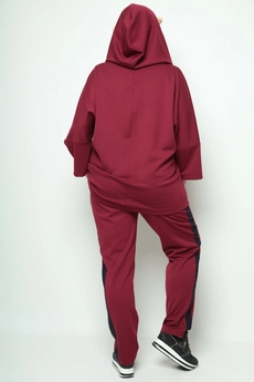 Спортивный костюм 1227 бордовый Michel Chic