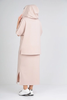 Костюм с юбкой 1248 пудра Michel Chic