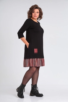 Платье 2143 черный Michel Chic
