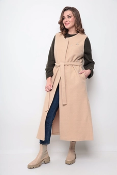 Жилет 354 бежевый Michel Chic