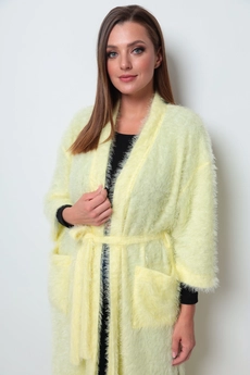 Кардиган 762 желтый Michel Chic