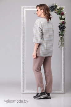 Спортивный костюм 1181 бежевый Michel Chic