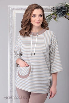 Спортивный костюм 1181 бежевый Michel Chic