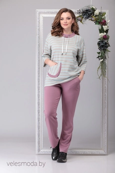 Спортивный костюм 1181 розовый Michel Chic