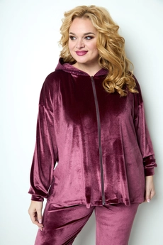 *Спортивный костюм 1210 бордовый Michel Chic