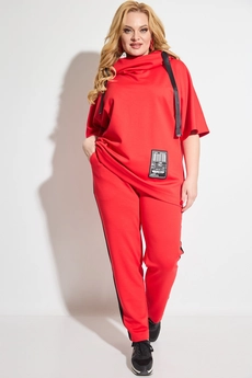 *Спортивный костюм 1225 красный Michel Chic