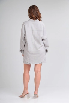 Костюм с шортами 1332 серый Michel Chic