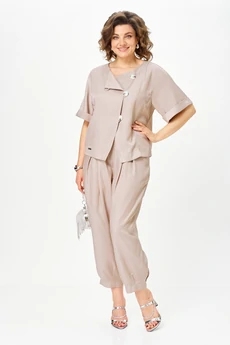 Костюм брючный 1337-3 дюна Michel Chic