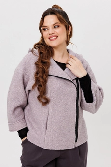 Костюм брючный 1357-1 серый кварц Michel Chic
