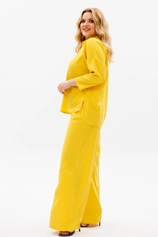 Костюм брючный 1373 желтый Michel Chic