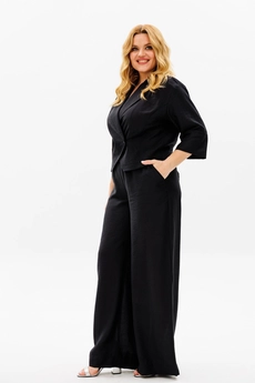 Костюм брючный 1375 черный Michel Chic