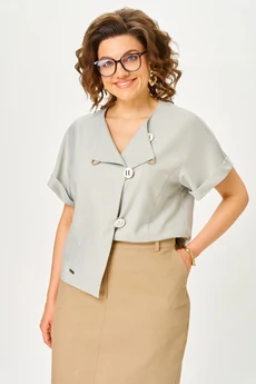 Костюм с юбкой 1422 кэмел Michel Chic