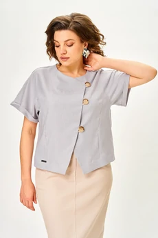 Костюм с юбкой 1422 латте Michel Chic