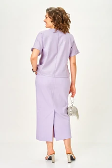 Костюм с юбкой 1422 лаванда Michel Chic