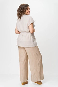 Костюм брючный 1429 бежевый Michel Chic