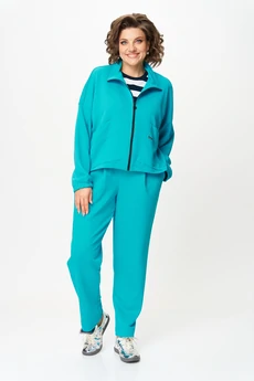 Спортивный костюм 1434 бирюза Michel Chic