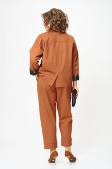 Костюм брючный 1437 виски Michel Chic