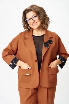 Костюм брючный 1437 виски Michel Chic