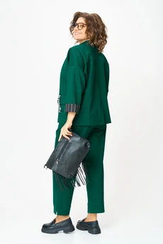 Костюм брючный 1437 изумруд Michel Chic