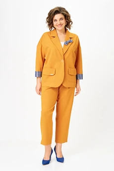 Костюм брючный 1437-1 манго Michel Chic