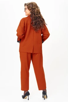 Костюм брючный 1437 терракот Michel Chic