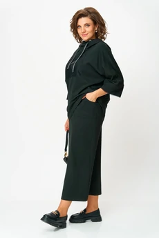 Костюм с юбкой 1438 изумрудный Michel Chic