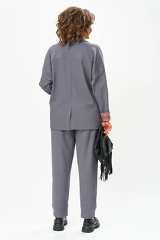 Костюм брючный 1441 грей Michel Chic