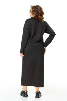 Костюм с юбкой 1444 мультиблеск Michel Chic