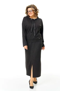 Костюм с юбкой 1444 мультиблеск Michel Chic