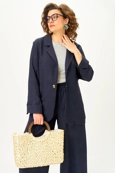 Костюм брючный 1446-1 ночное небо Michel Chic