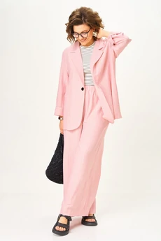 Костюм брючный 1446-1 зефирно-розовый Michel Chic