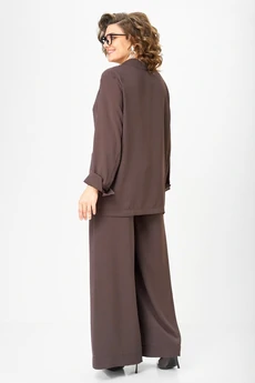 Костюм брючный 1446 шоколад Michel Chic