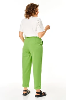 Костюм брючный 1458 матча + белый Michel Chic