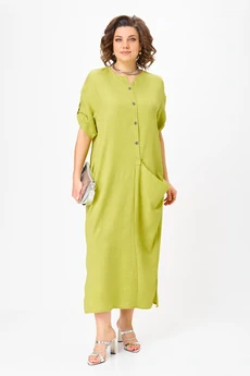 Платье 2094-4 фисташка Michel Chic