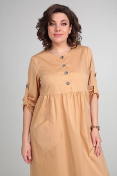 Платье 2120 бежевый Michel Chic