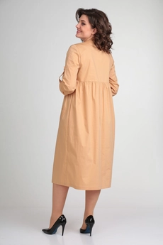 Платье 2120 бежевый Michel Chic