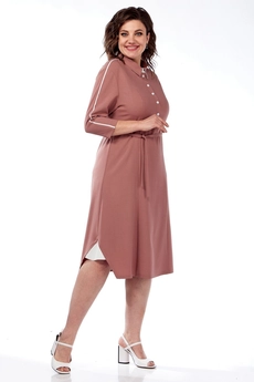 Платье 2124 розовый Michel Chic