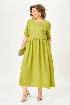 Платье 2132-1 лайм Michel Chic